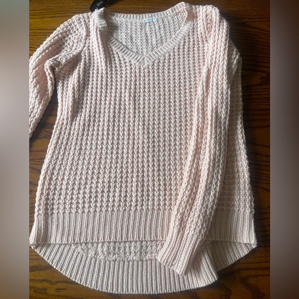 Ardene pink cute sweater knit